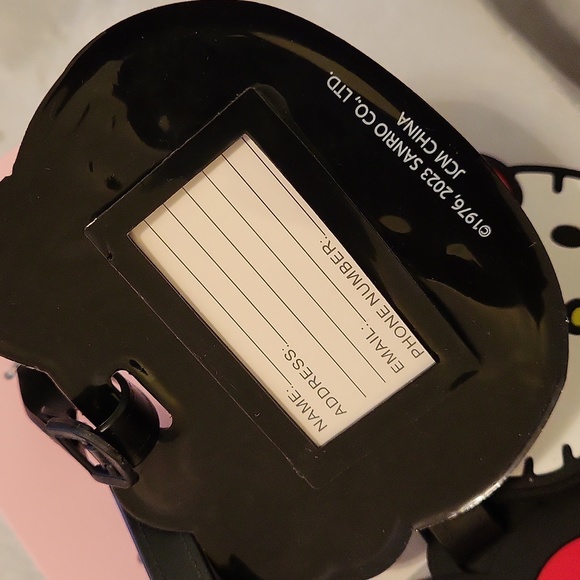 Hello Kitty luggage tag 4pc set new on - Picture 4 of 4